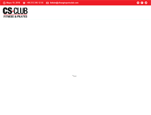 Tablet Screenshot of cihangirsportsclub.com